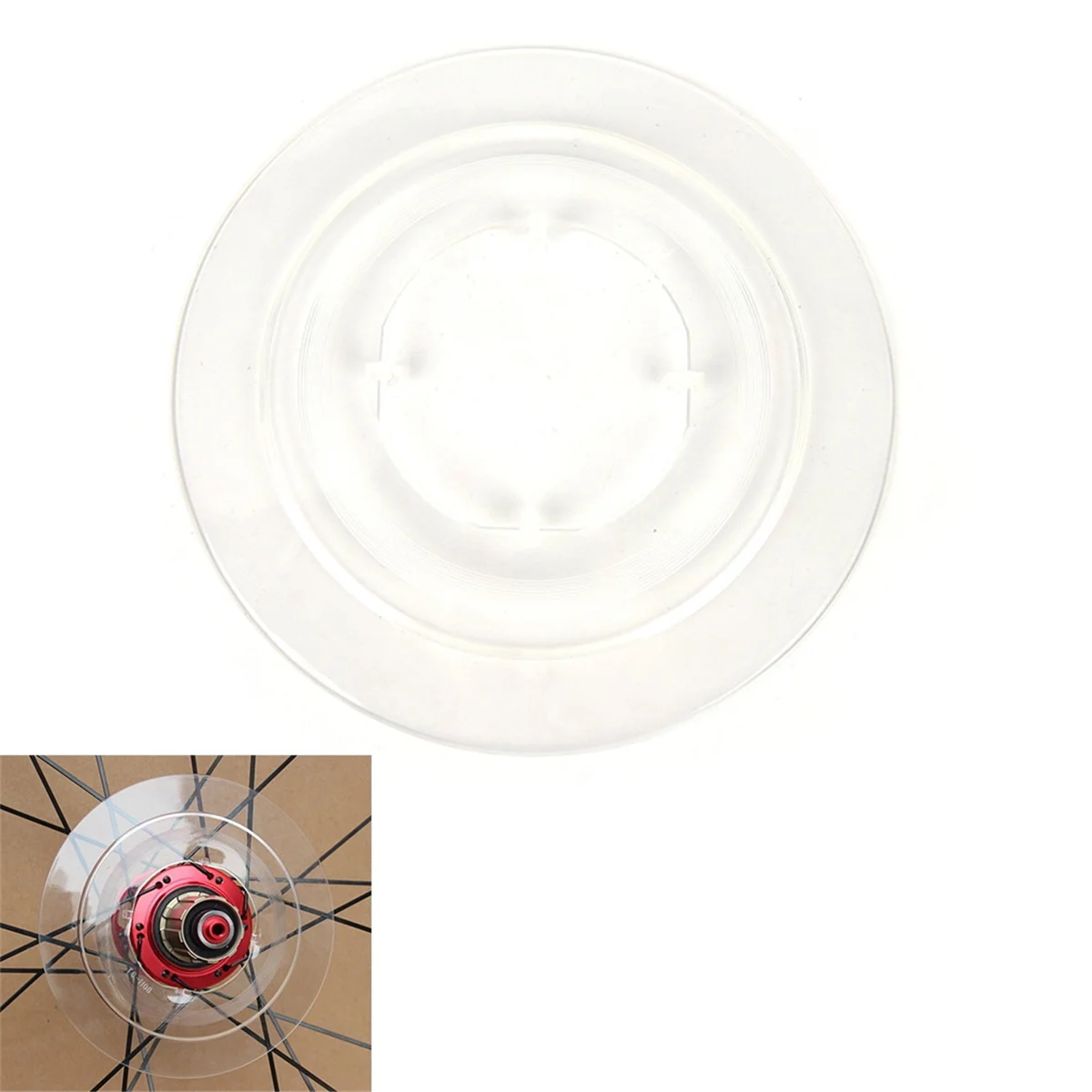 1Pcs Clear Bike Disc Brake Cover Road Bicycle Flywheel Protection Disc Brake Cassette Protection Cover