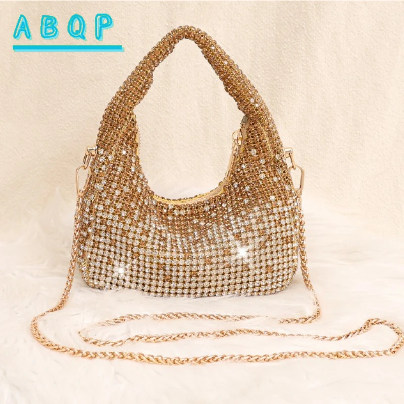Dinner Handbag Diamond Sparkling Dinner Party Women's Handbag Luxury Fashion Trend Diamond Women's Shoulder Bag High Quality