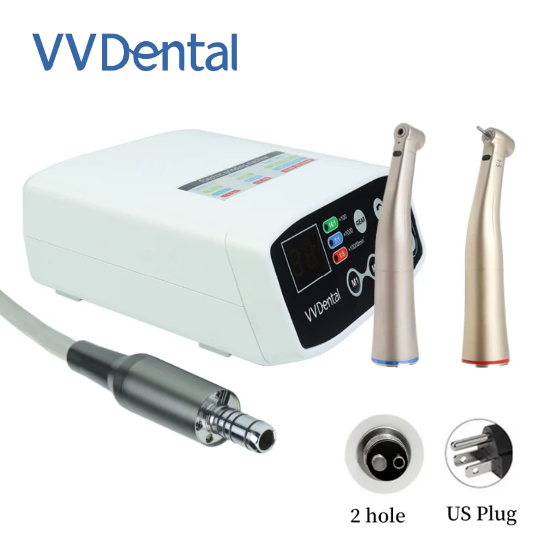 Dental Tool Brushless Micromotor Fiber Optic Low Speed Handpiece LED Lighting Increasing Electric Motor Dentistry Materials Unit