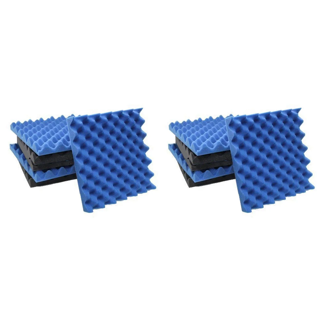 12 Pack Charcoal Egg Crate Foam Acoustic Tiles Soundproofing Foam Panels Sound Insulation Soundproof Foam Padding