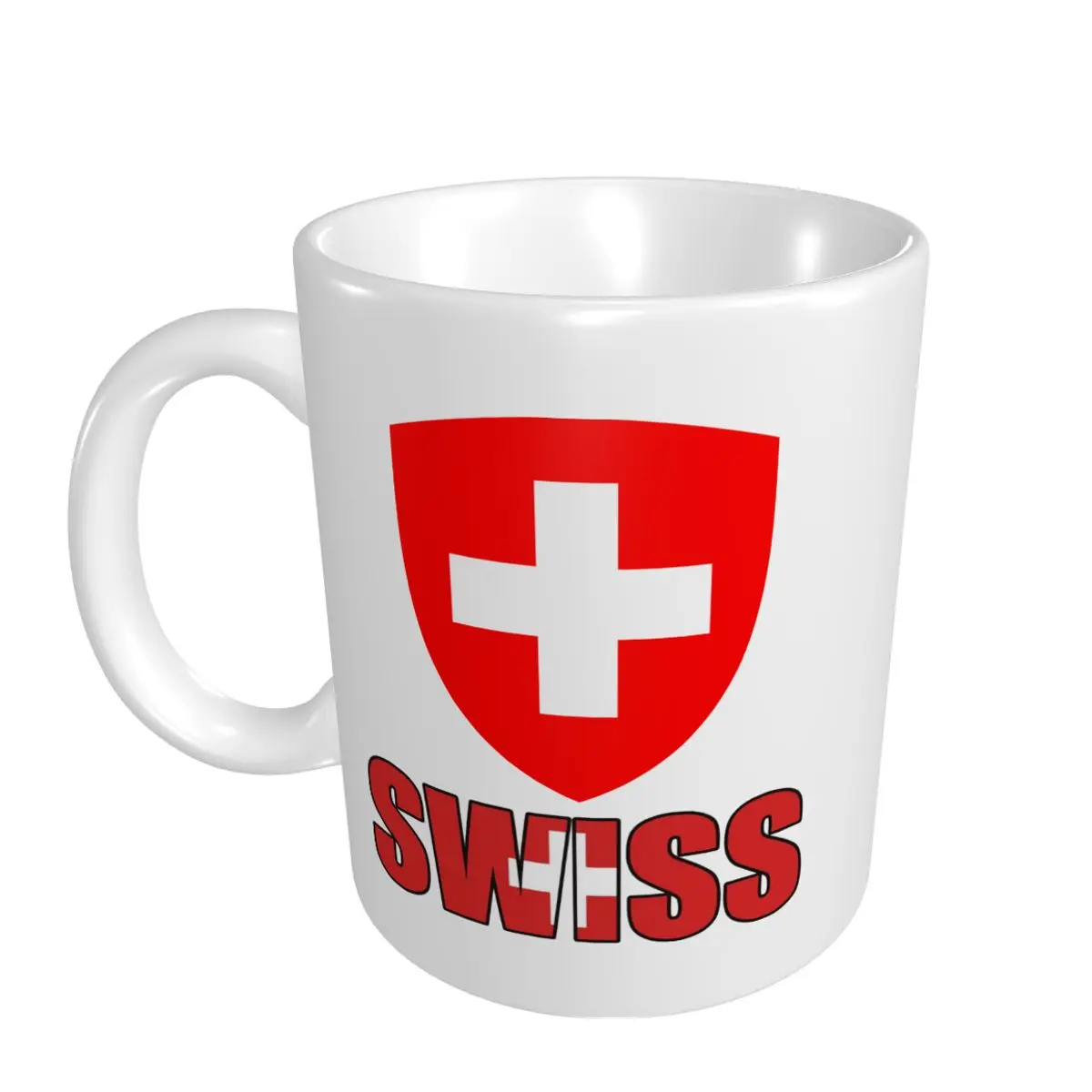 Mark Cup Mug Switzerland Swiss Letter Flag Emblem Coffee Mugs Tea Milk Water Cup Travel Mugs For Office Home