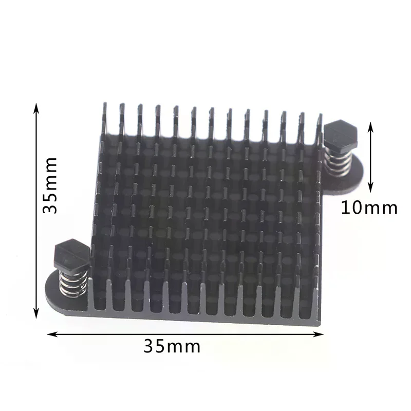1pc Aluminum Heatsink 35*35*10MM Cooling Pad South North Bridge Chipset Radiator with High-Quality Material, Durable & Pra...