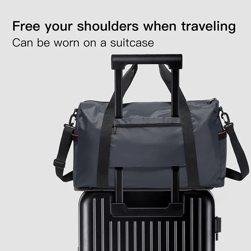 

EPOL Men's Travel Bag Nylon Lightweight Large Capacity Business Shoulder Bag Luggage Bag Men's Fitness Sports Handbags 3042-11