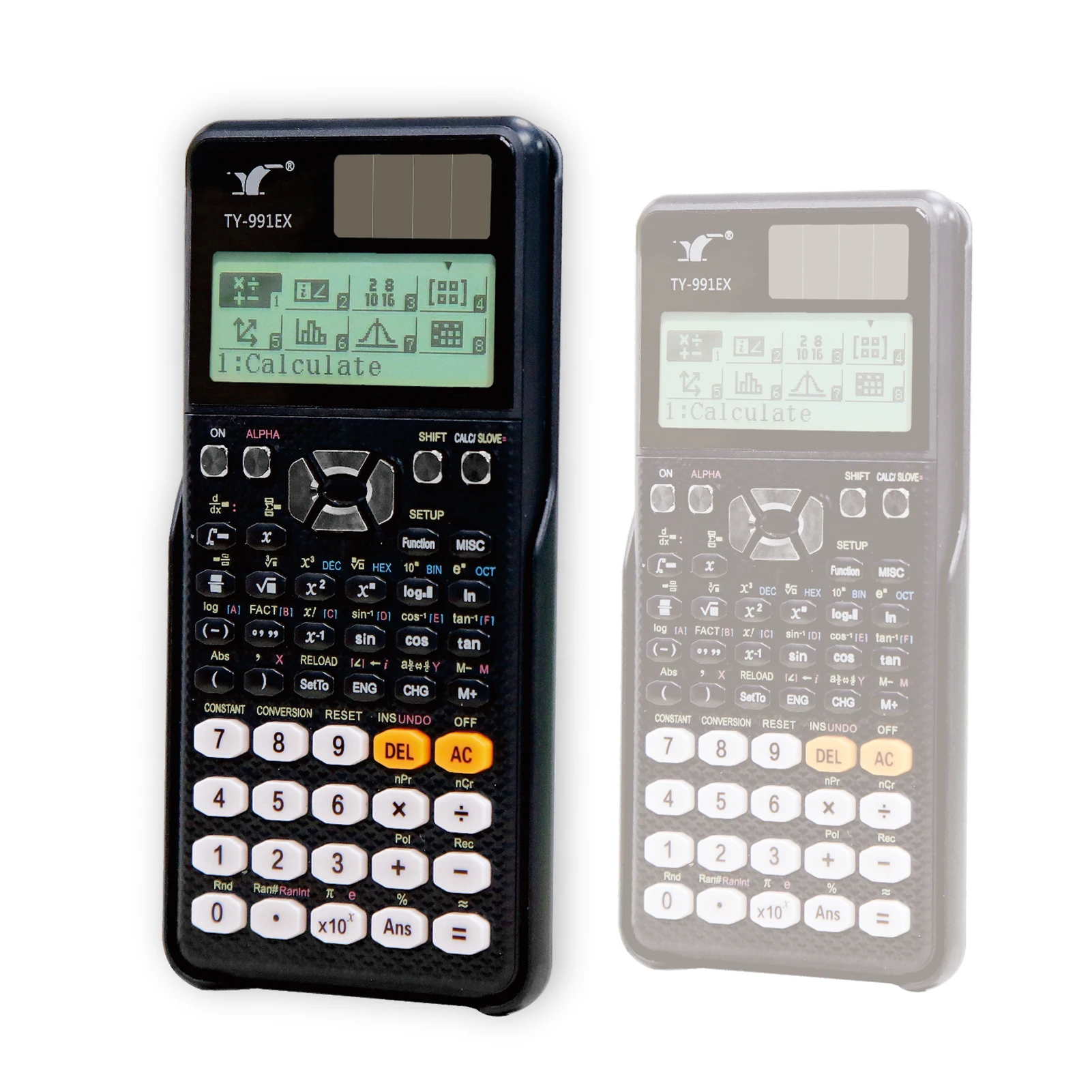 Scientific Calculators Math Calculator with 552 Function HD Dot Matrix Display (192*63) Dual Power Supply Ideal for Office