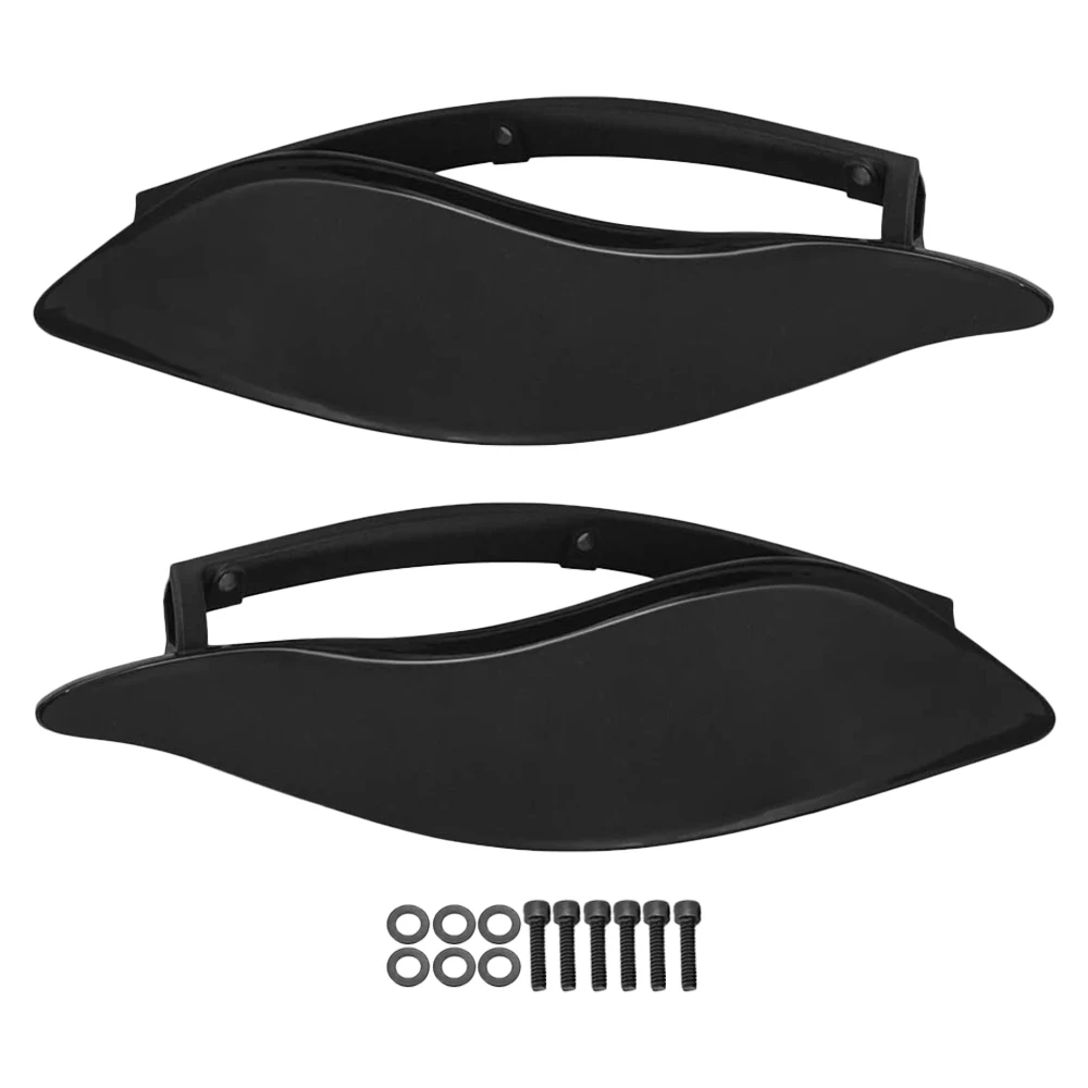 

2pcs Motorcycle ABS Windshield Side Wing Fairing Air Deflector for Harley Touring Electra Glide Street Glide 2014-2023