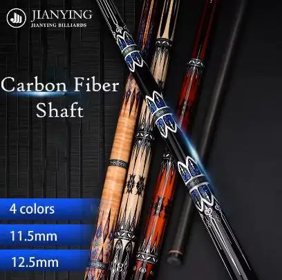 ビリヤード Yfen Carbon Fiber Cue Wavy Joint YFen Series Carbon Fiber Pool Cue Stick Professional Billiards