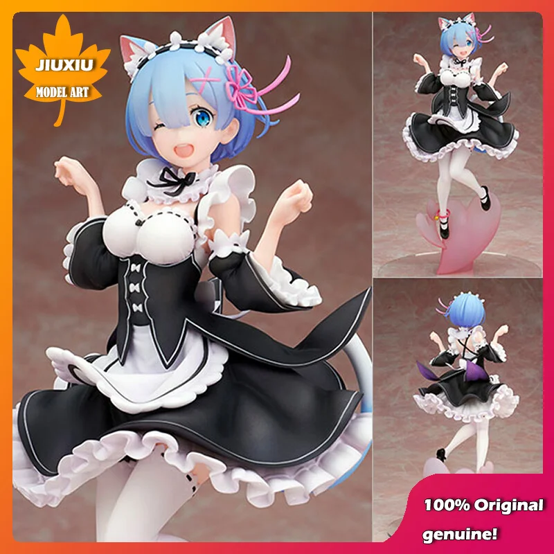 Alter Original:Re:Zero REM Cat's ear ver 1/8 Kawaii girl PVC Action Figure Anime Figure Model Toys Figure Collection Doll Gift