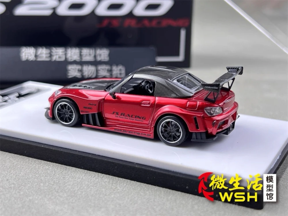 Micro Turbo 1:64 S2000 JS Racing Red Color Diecast  Model Car  In 2025
