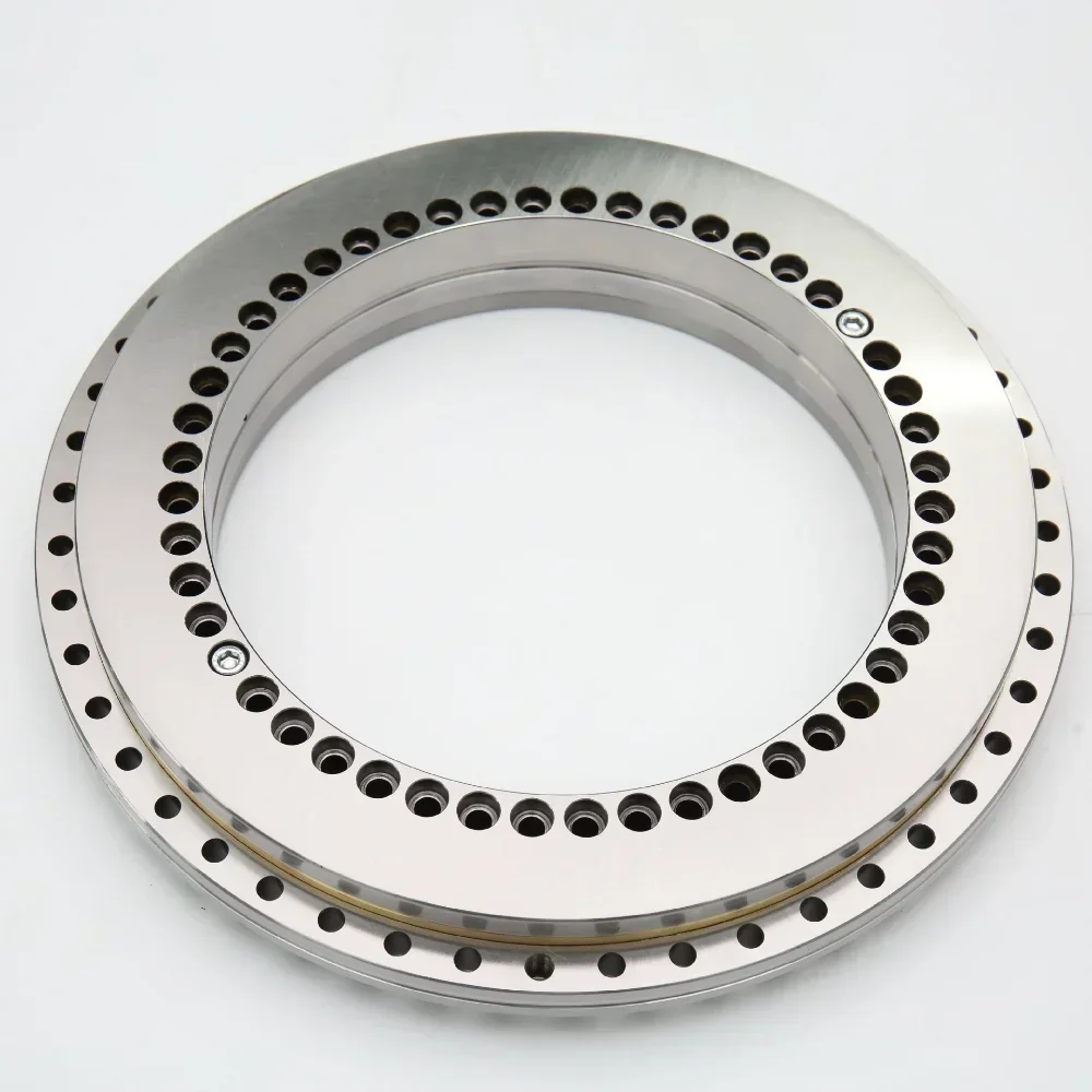 

High precision numerical control machine tool spindle rotating support YRT80 copper retainer slewing bearing