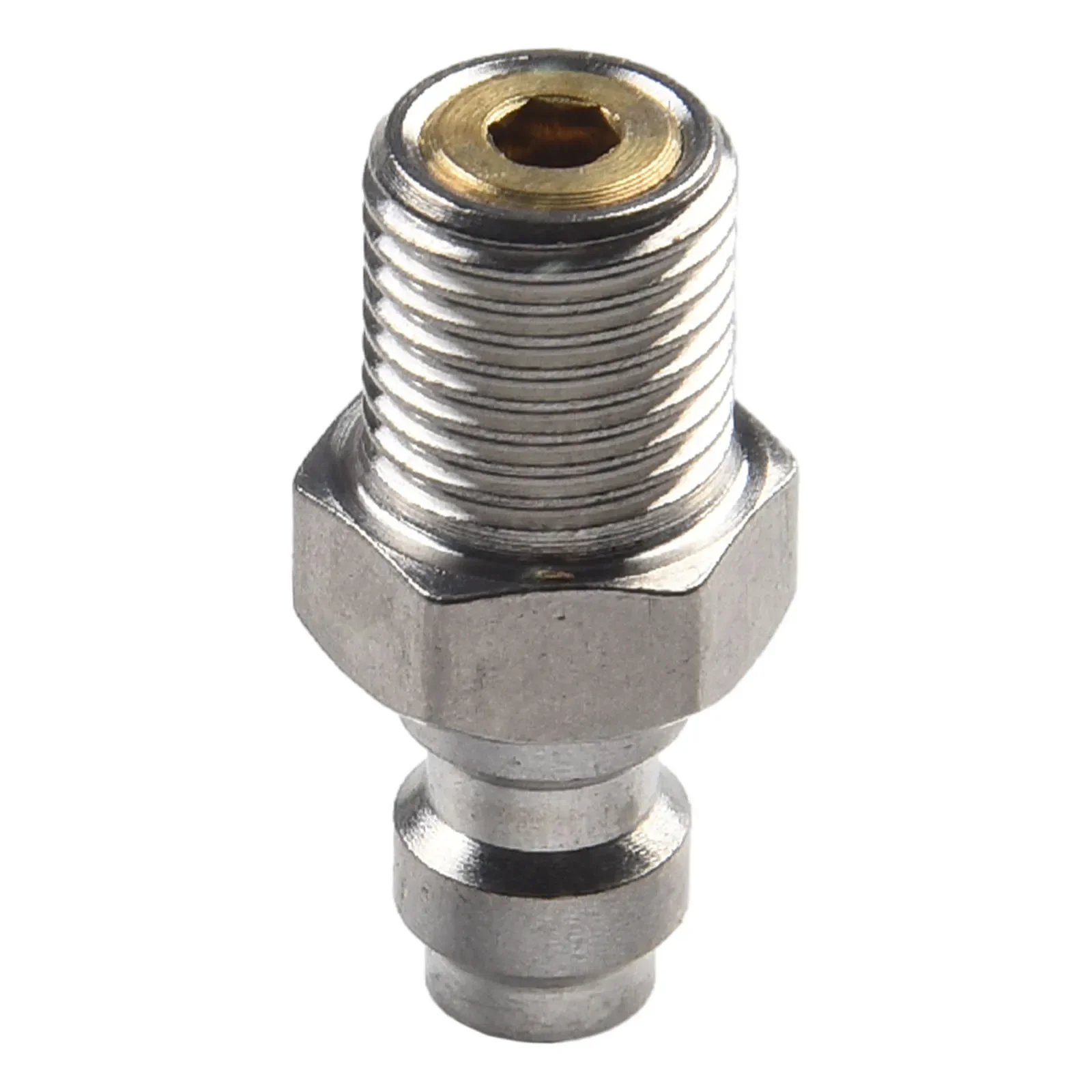 1pc 8mm Valvola di ritegno a connessione rapida PCP Filtro giunto di riempimento M10 1/8BSPP NPT Valvola in acciaio inossidabile per pompe ad alta pressione