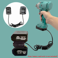 Power Tools 2 In 1 Adapter Converter Extended Line Connector Weight Reducer for DaYi A3 88F 21V Li-ion Battery for DaYi A3 Tools
