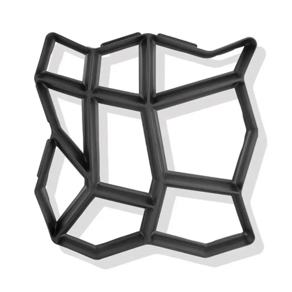 Stampi per pavimentazione in plastica riutilizzabile per percorso Stampo per giardino fai da te in mattoni di pietra Stampo per calcestruzzo percorso di mattoni irregolare Pavimentazione per strada