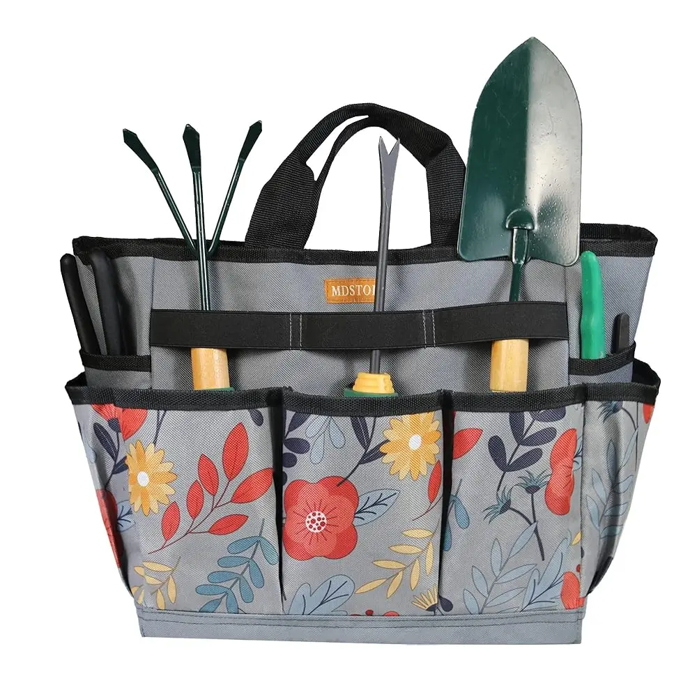 

Garden Tool Bag, Garden Tool Kit Holder Home Organizer Storage Carrier, Ox Garden Hand Tool Storage Tote Organizer With Handle