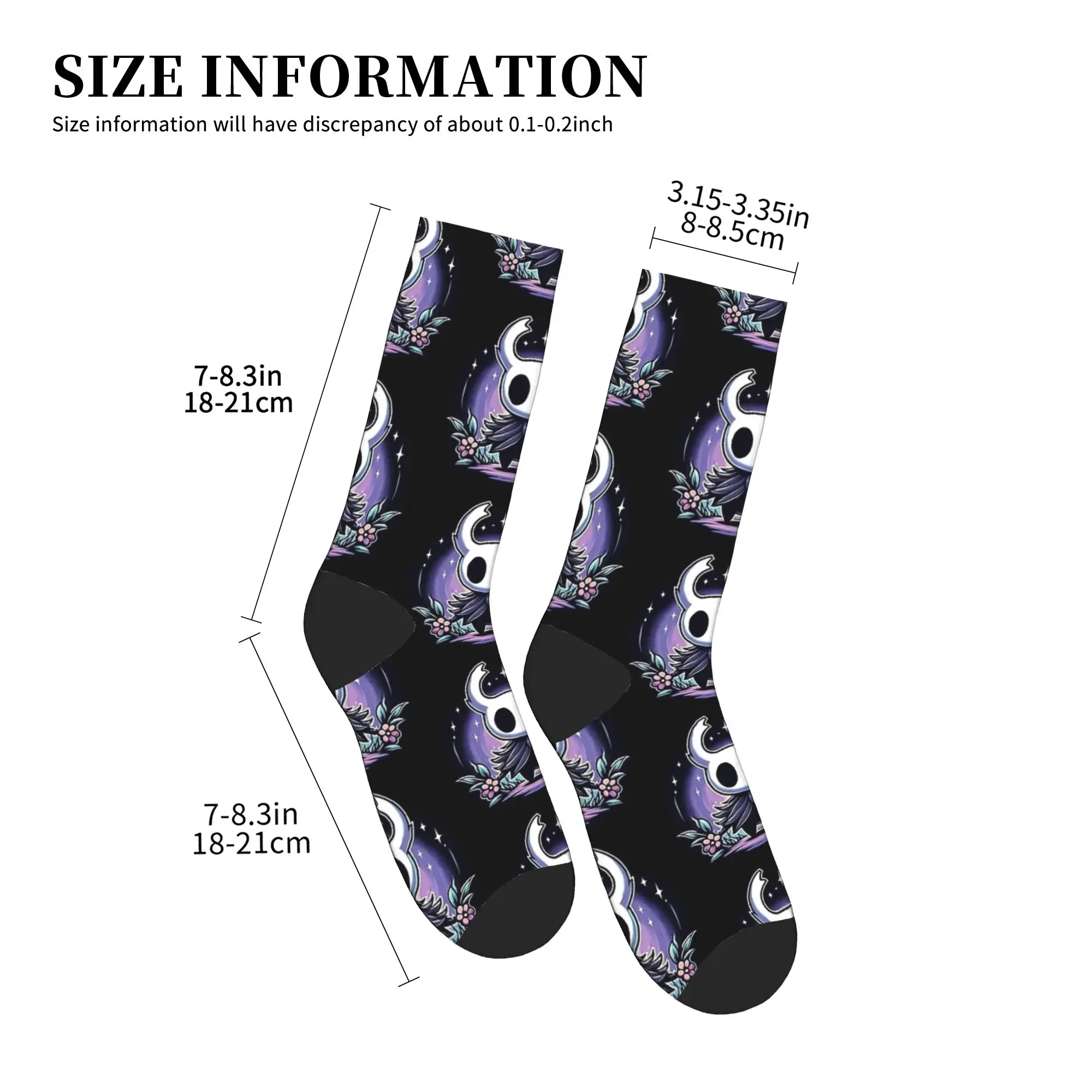 Hollow Knight In the Grass Socks  Fashion Stockings Winter Anti-Slip Women Men Socks Breathable Design Cycling Socks - view 4
