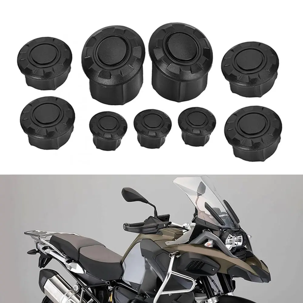 

Набор декоративных заглушек для отверстий в черной раме мотоцикла для BMW R1250GS LC Adventure R1200GS LC