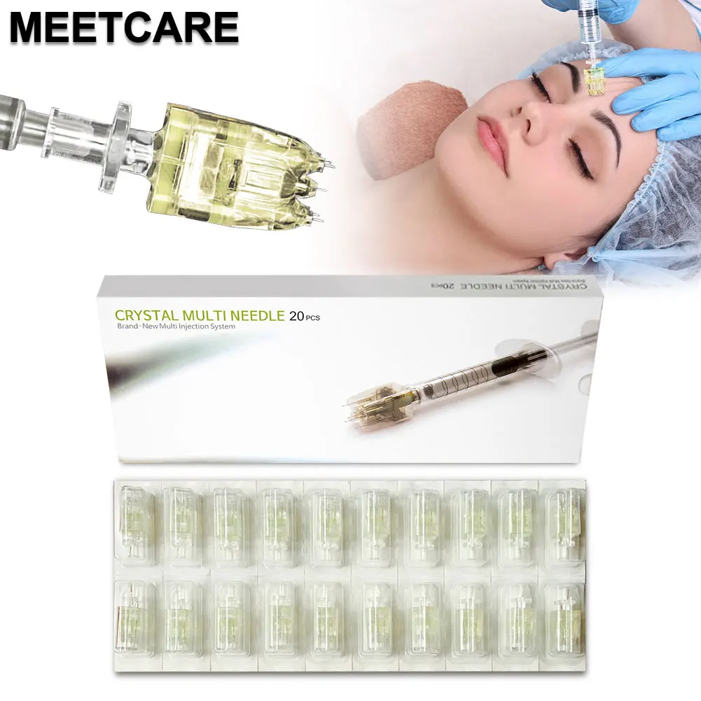 Korea 5pin Kristall Multi Nadel Mesotherapie Patrone Hand Injektion Feuchtigkeitsspendende 32G 1,5 Hydra Injektor Mikronadel Hautpflege – Detail 1