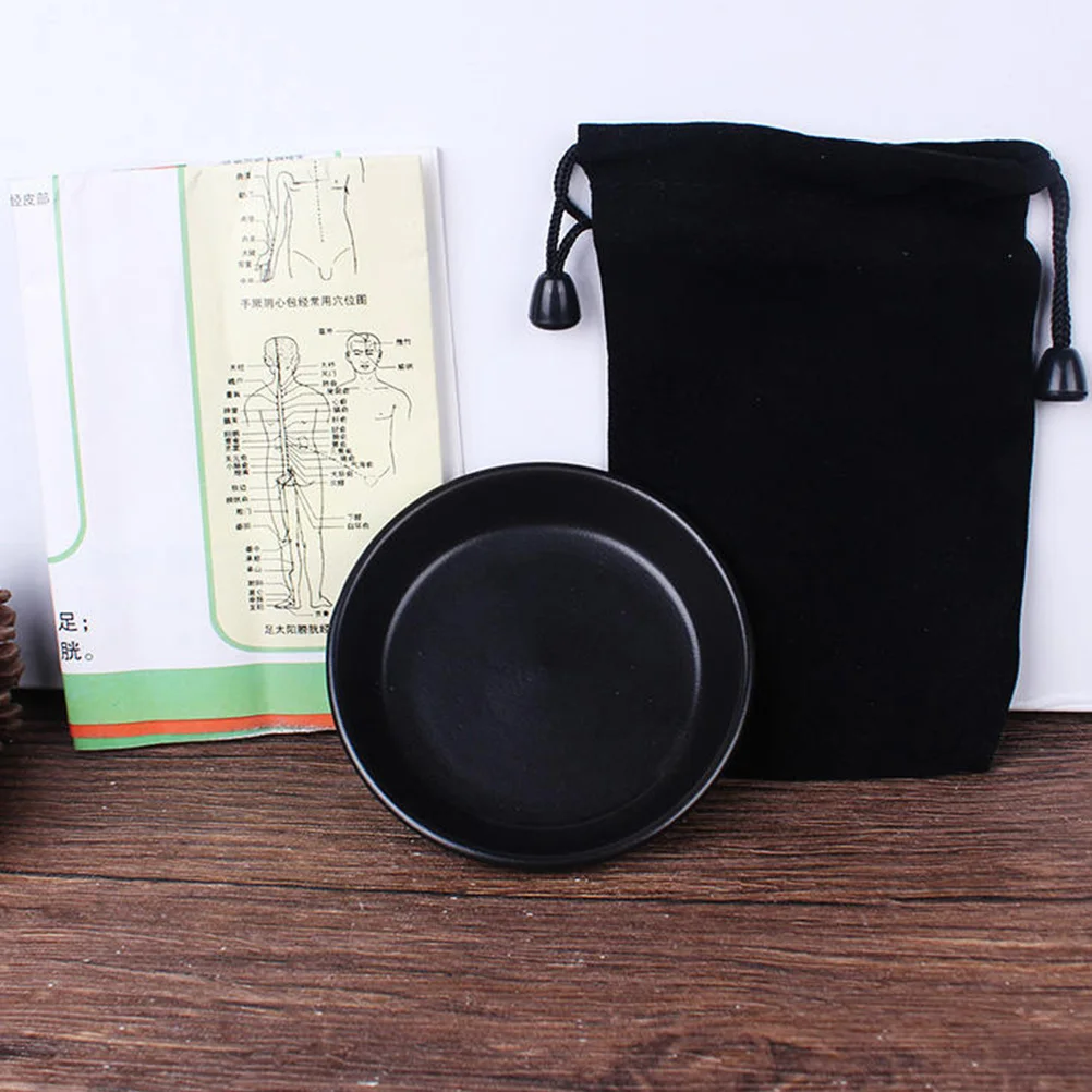 

Ceramic Gua Sha Plate Black Leg Fat Burn Scraping Dish Anti Cellulite Massage Tool for Women Lymphatic Scrapper Body Relaxation