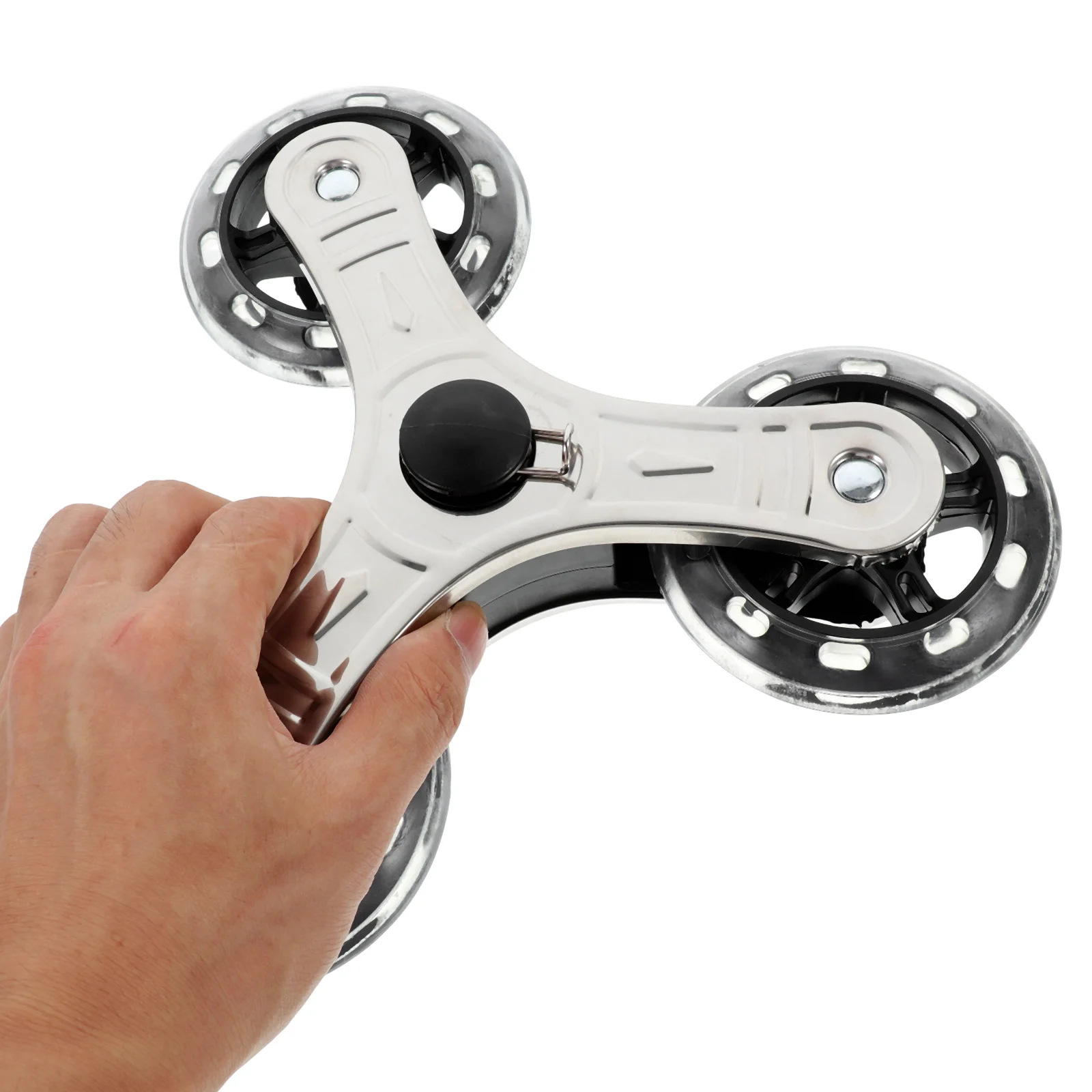 

Stair Climbing Wheel Accessories Caster Wheels Shopping Cart Casters Triangle Heavy Duty Stainless Steel Luggage Cart Hand Truck