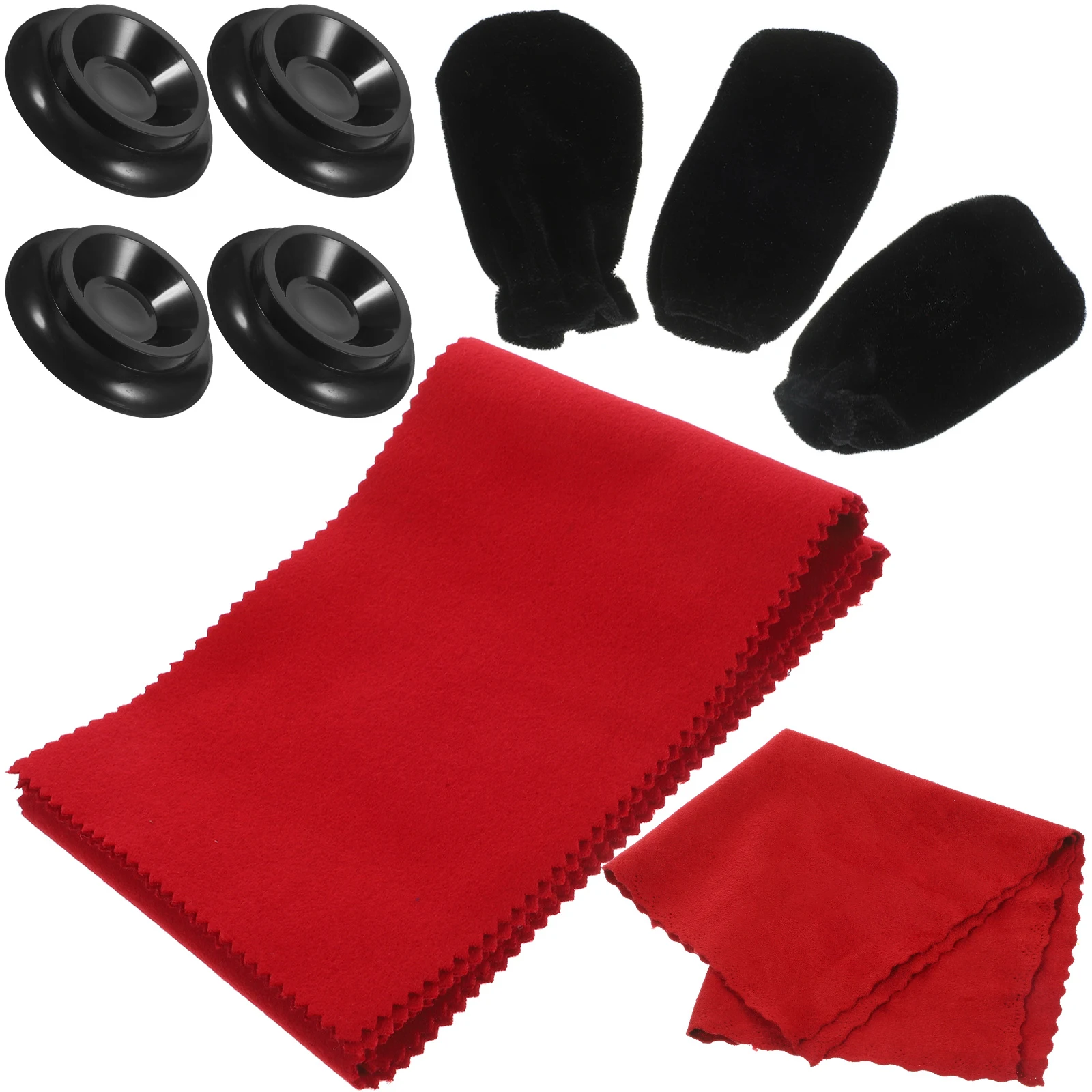 

Maintenance Set Golden Velvet Keyboard Dust Cover Waterproof Accessories Universal Digital Piano Casters Pedal Covers Gifts
