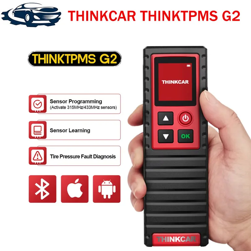 THINKCAR ThinkTPMS G2 ThinkTool Pro Pros Pros+ Functional Modular OBD2 Auto Diagnostic Tools Bluetooth Tire Pressure Detection