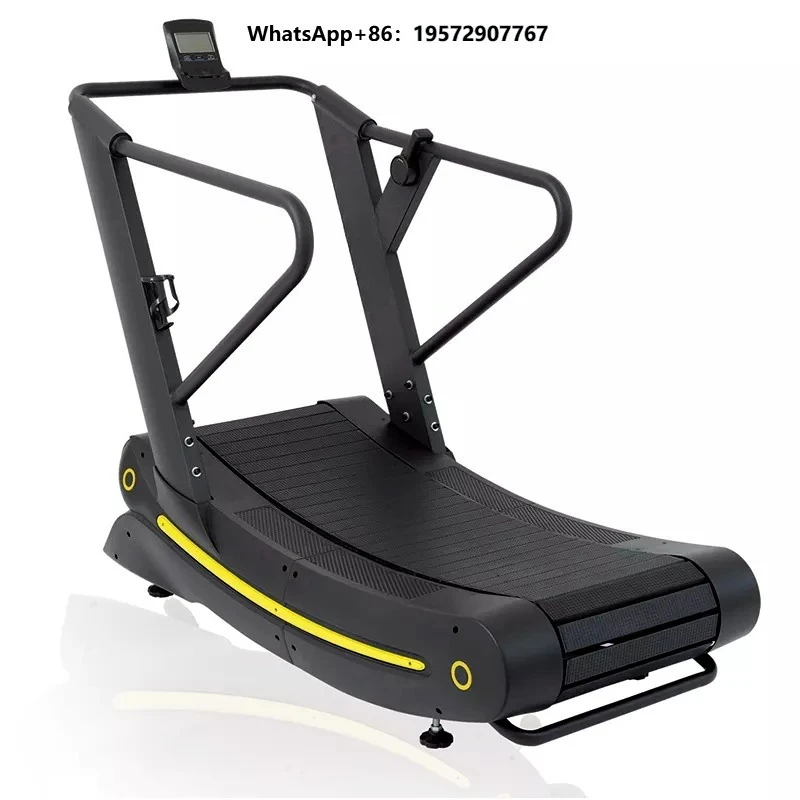 Non-powered Curved Mechanical Treadmill Machines  Equipment Manual Treadmill Running Machine