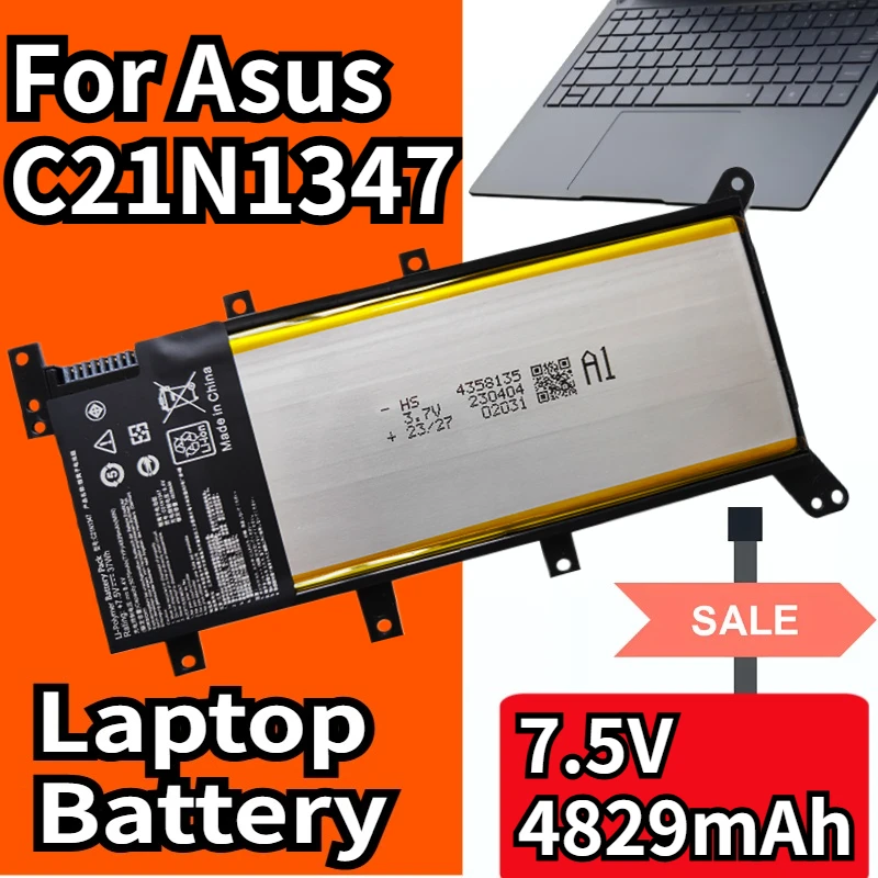 

Новый аккумулятор C21N1347 для Asus X554L X555 X555LJ X555LD X555LP X555LN F554L F555L R556 R556L Y583L W519L