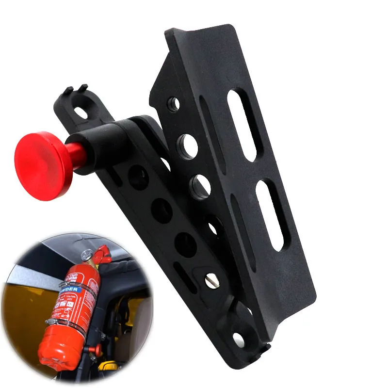 

Car Fire Extinguisher holder Adjustable Bracket Mounting Bracket For Jeep Wrangler Fire Extinguisher Mount JK Accessories