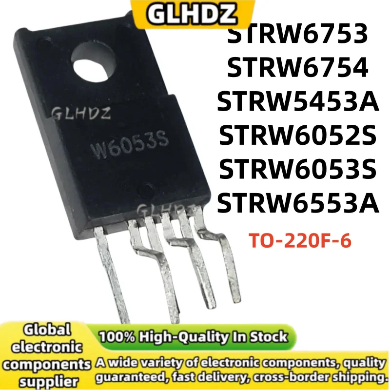 10PCS/LOT STRW6753 STRW6754 STRW5453A STRW6052S STRW6053S STRW6553A TO-220F-6 new in stock