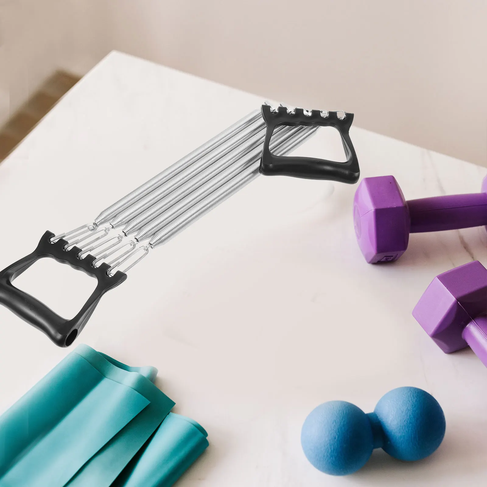 

Plastic Handle Tensioner Chest Workout Expander Training Trainer Gym Helper Equipment Band Fitness Exercises Builder
