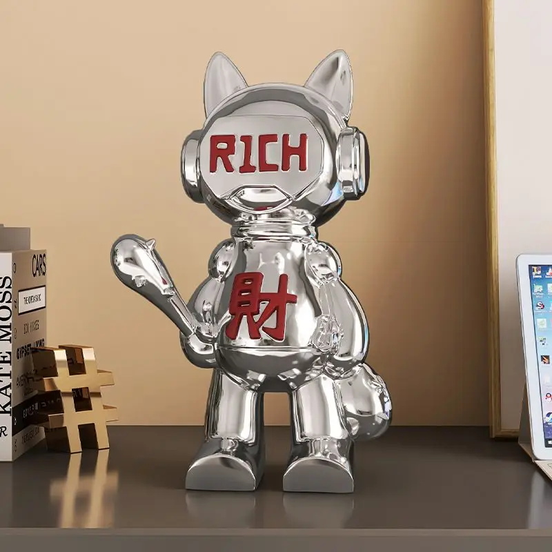 

Creative Fashion Charm Cat Decoration, Home Living Room, TV Cabinet, Cash Register, Entrance Light, Luxury Resin, Crafts, New