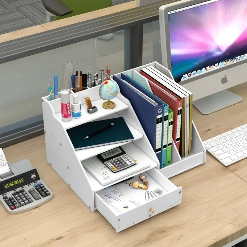 Ins Kawaii Deskpot Organizer Makeup Storage Box Container Drawer Cabinet Rack Home Decor Kawaii Organizer