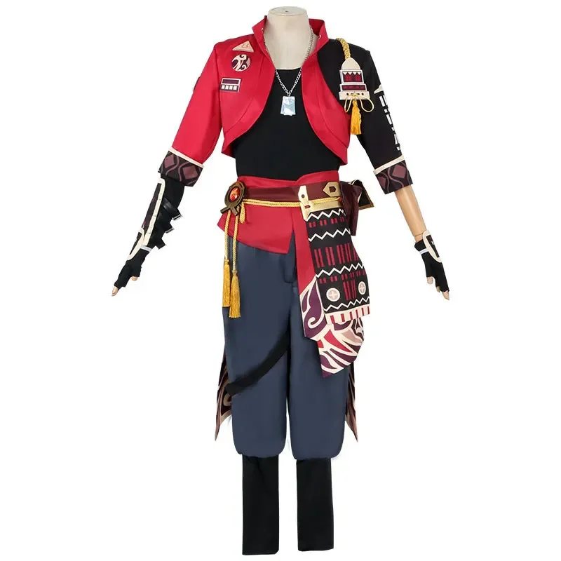 Game Genshin Impact Thoma Cosplay Costume Full Set