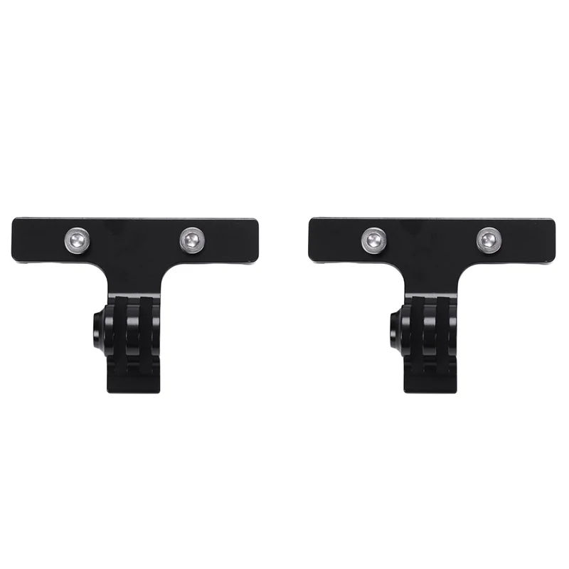 AS95-2X الألومنيوم دراجة دراجة السرج السكك الحديدية منصب الكاميرا ل Gopro بطل 2 3 + 4 أسود