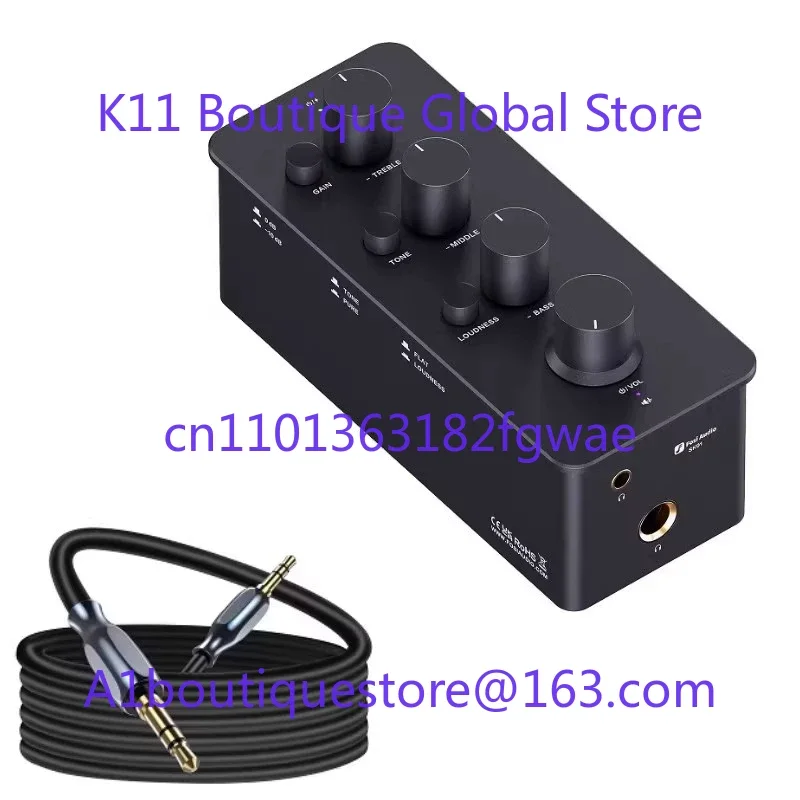 Audio SK01 Desktop Headset Amplifier Front Integrated Desktop Headset Power Amplifier Portable