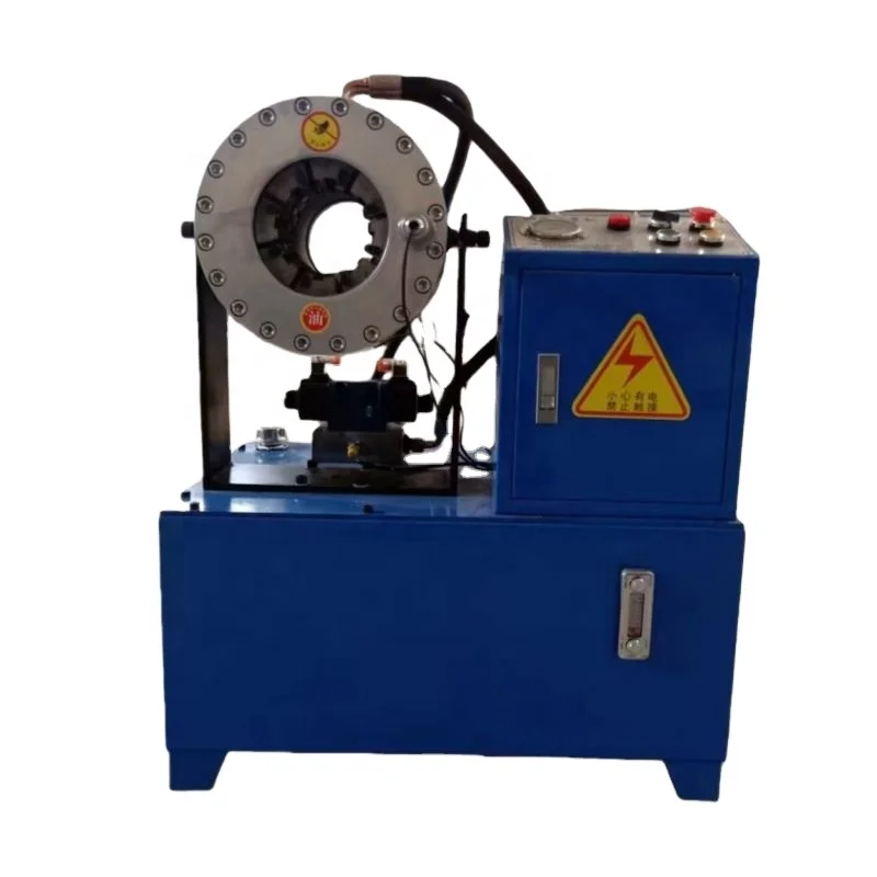 Portable 2-Inch Hydraulic Forging Crimping Press for Excavator Stand Pipes 6-51mm Rubber Hose 220V PLC Core Components