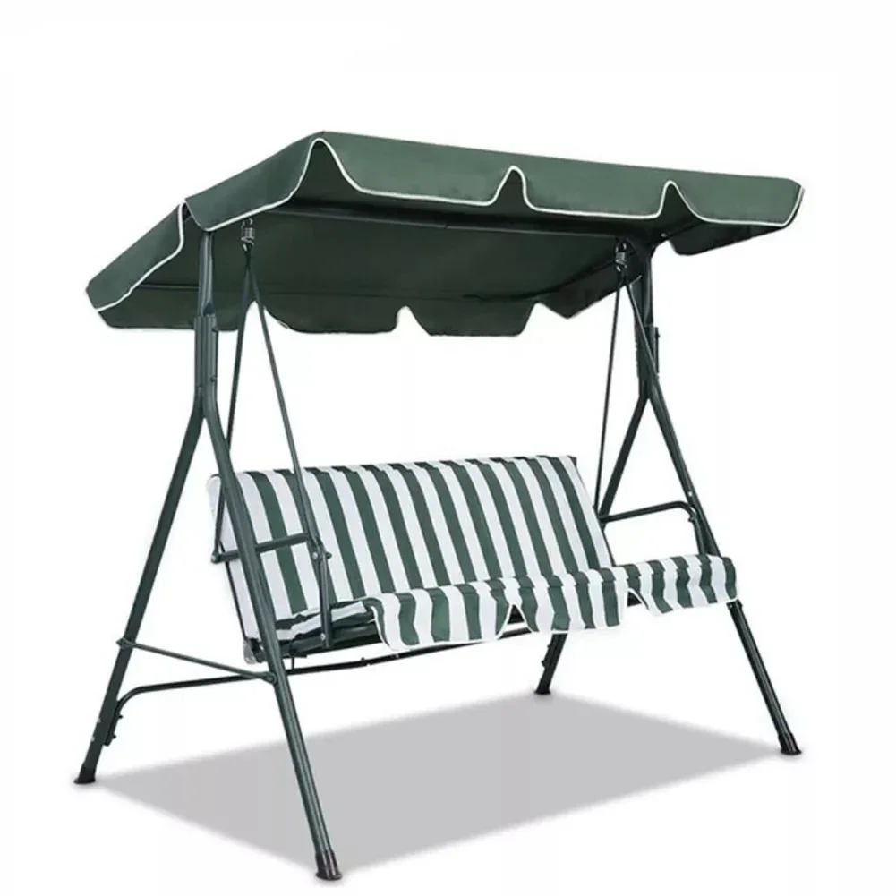 For Garden Beige Swing Canopy Replacement Swing Roof Canopy Replacement Top Cover Waterproof And Dirt-resistant Wide Application