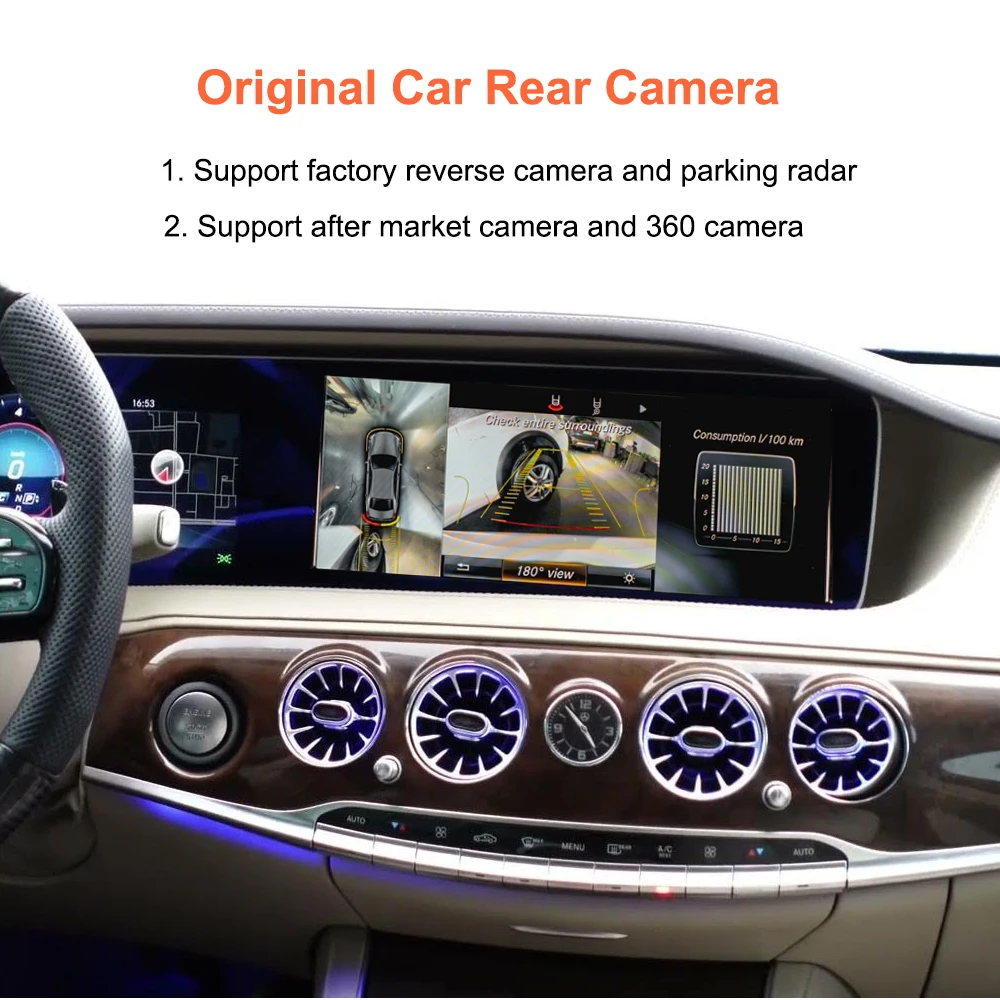 Bonroad Wireless Carplay Android Auto Interface For Mercedes Benz C E S Class W222 W206 W213 W212 NTG 5.5 System Airplay Module – Detail 9