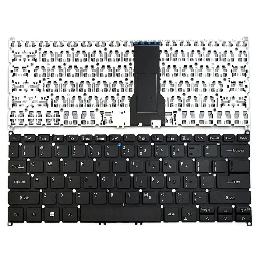 New For Acer Spin 5 SP513-52N SP513-52N-3478 SP513-52N-3978 SP513-52N-52PL SP513-52N-52VV Laptop Keyboard US Black