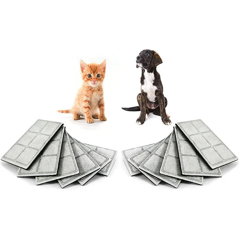 

ABLL-Water Fountain Filters Replacement Water Fountain Filters For Drinkwell Platinum Pets Cat Dogs Water Drinking Fountain Disp