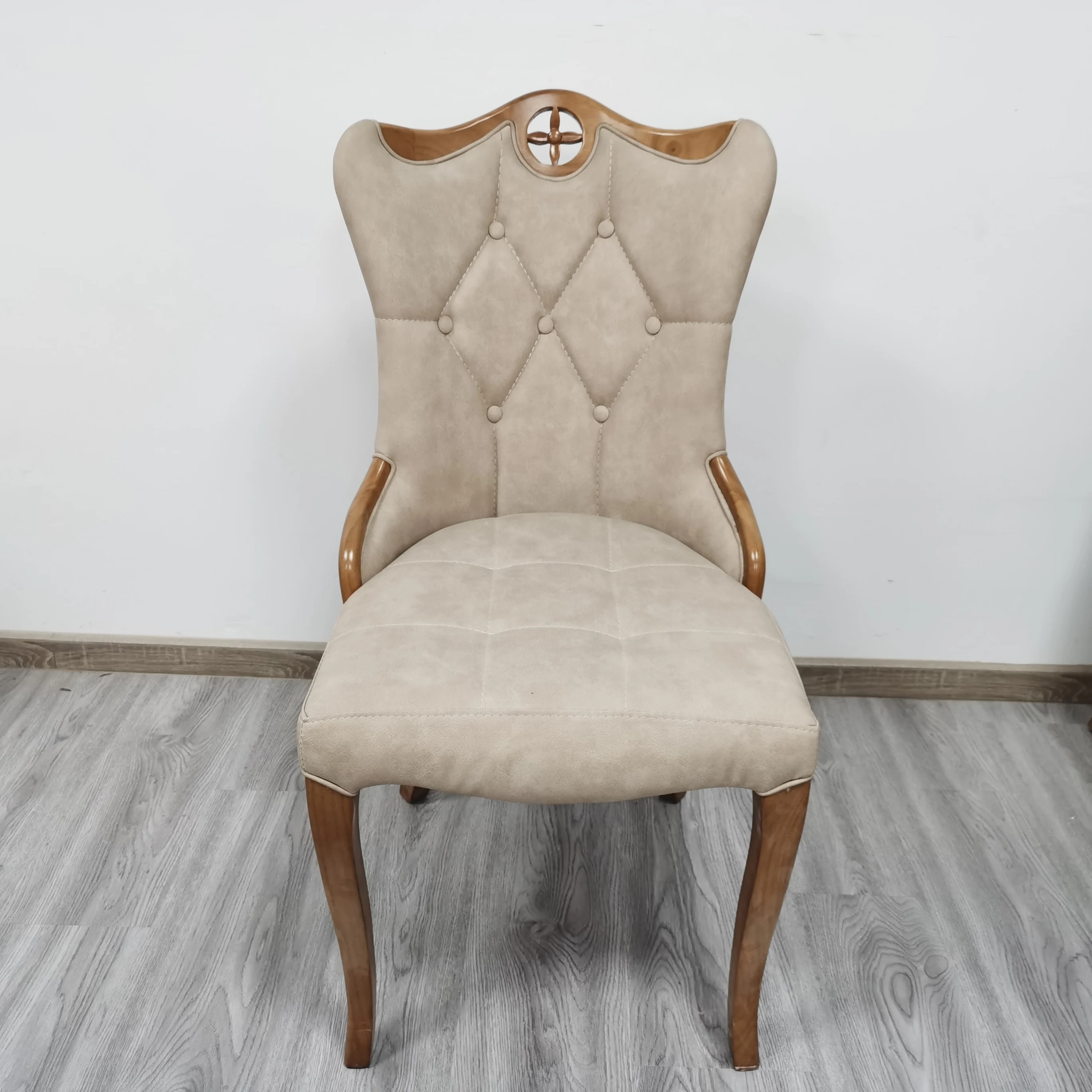#Factory Direct Sale Solid Wood Hotel Wooden Dining Chair Restaurant Wooden Chair Furniture
