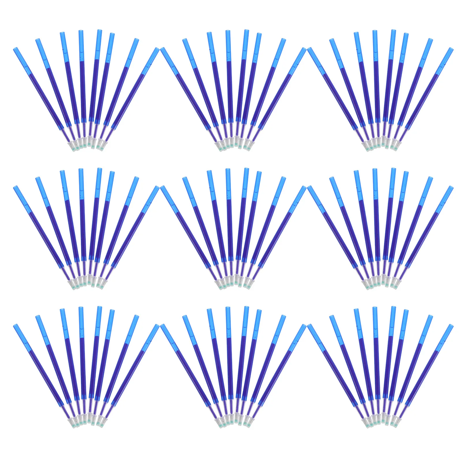 

100Pcs Erasable Pen Refills Plastic Gel Ink 0.5mm Smooth Writing Heat Erasable Pen Refill Set for School Notes and Drawings