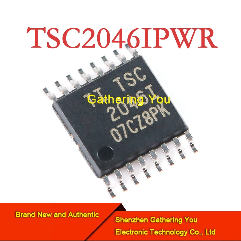 Controlador do tela táctil, TSC2046IPWR, TSSOP-16, brandnew, autêntico