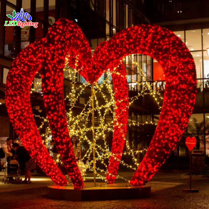 

Custom. Holiday Light LED 2D motif arch light led heart shape motif lights