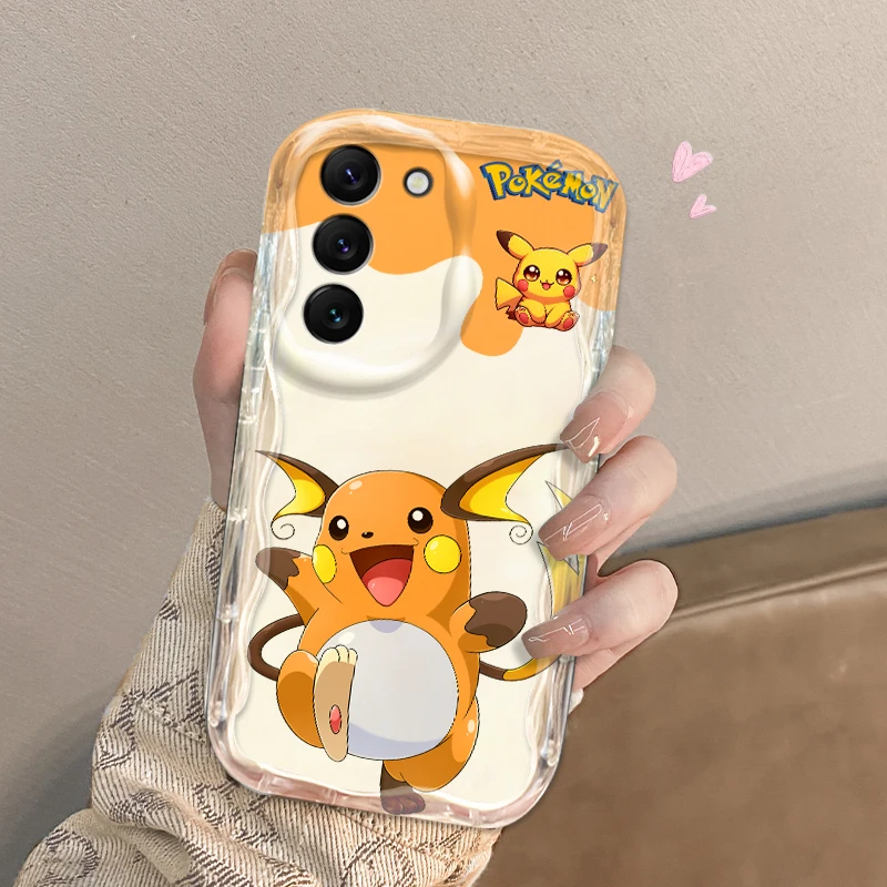 زيت موجة ناعمة لسامسونجس ، pppokemones ، P-Pikachus ، S24 ، S23 ، S21 ، S20 Ultra ، Plus FE ، A73 ، A72 ، A71 ، A51 ، A31 ، A05S ، a05 ، A04 ، 5G #3