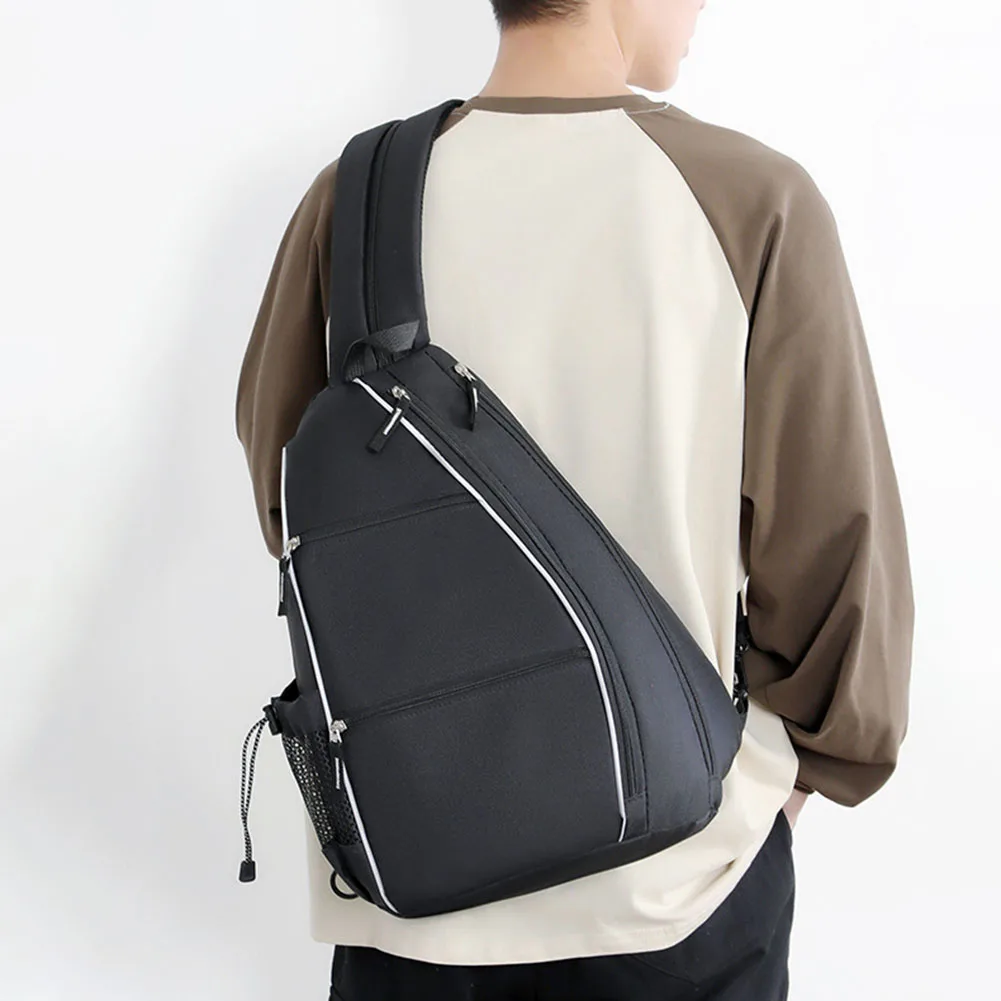 Pickleball Bag Racketball Sling Bag Adjustable Pickleball Paddle Backpack Multifunctional Large Capacity Outdoor Sports Bag