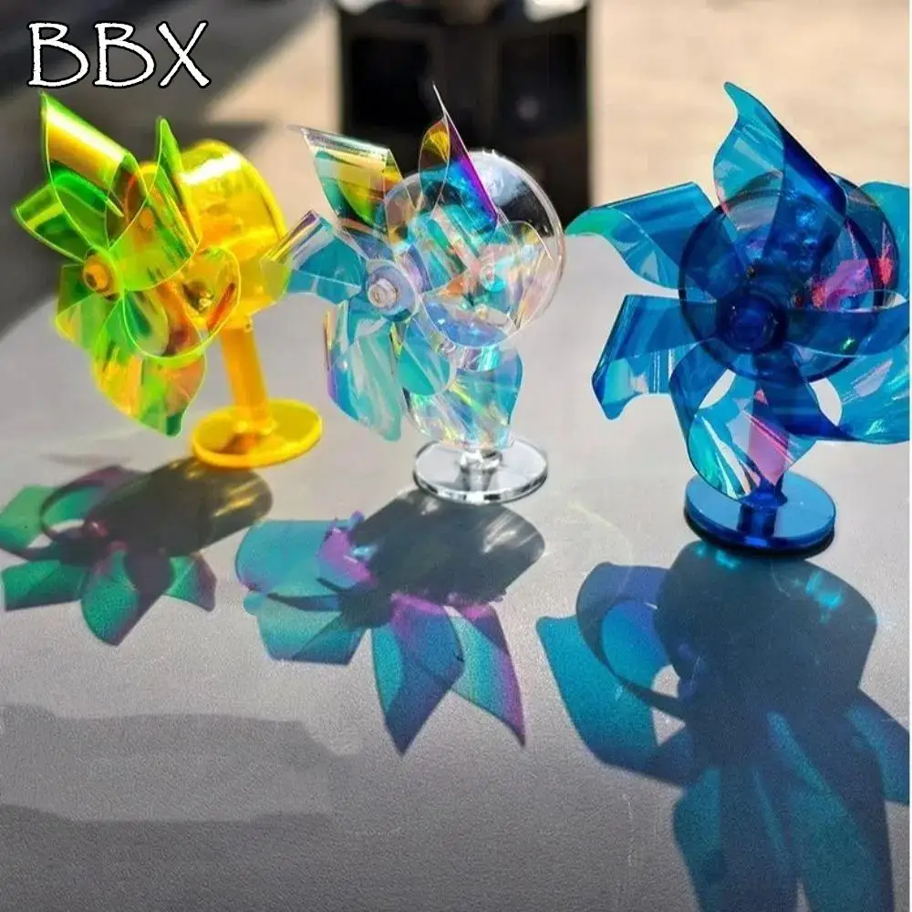 

2Pcs Wind Powered Motorcycle Handlebar Windmill Colorful Light-Up Wheel Motorcycle Handle Decorations Self-Adhesive Toy Rotating