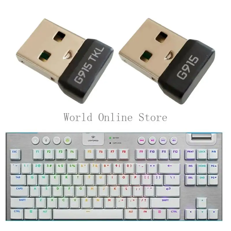 

USB Dongle Receiver Adapter for G915 G915 TKL Gamings Keyboards 87HC