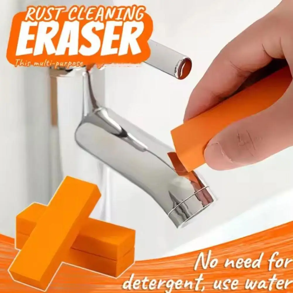 

Limescale Eraser Stainless Steel Rust Remover Kitchen Faucet Cleaning Rubber Erasers Household Scale Stain Brush Tools