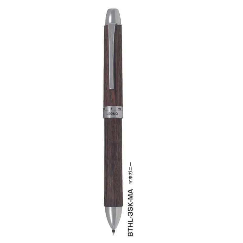 PILOT Gel Pen Multifunctional 2+1 0.7Ballpoint Pen+0.5 Automatic Pencil Hippopotamus Wood Office Accessories Stationary Writing