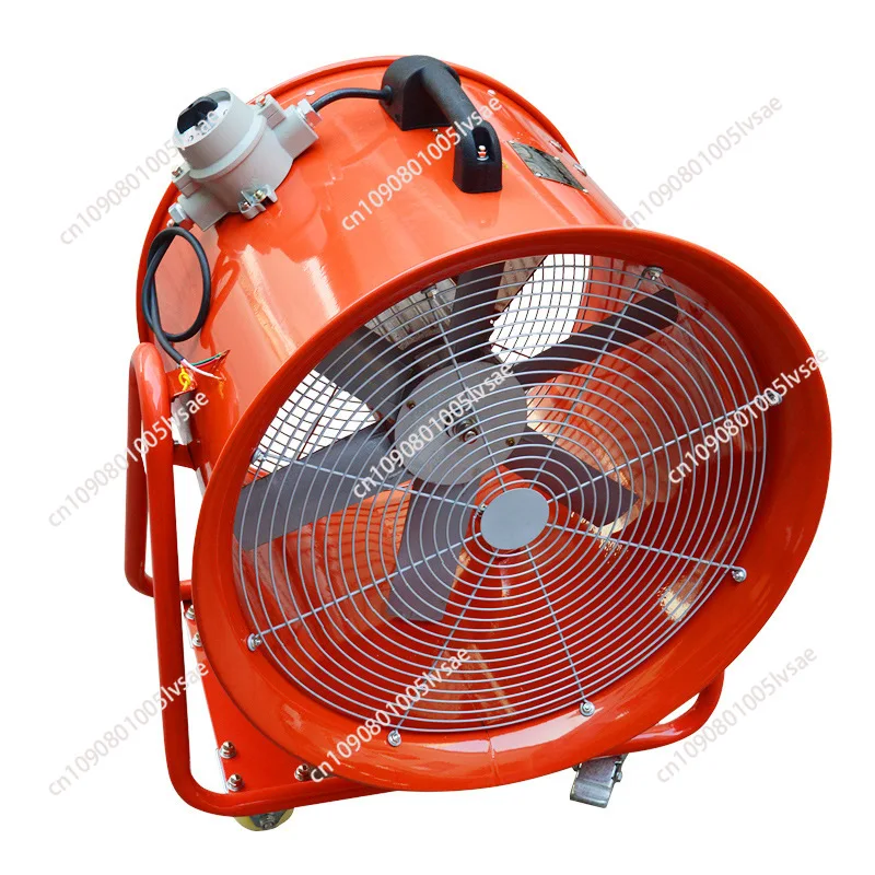 Hand -pushing high -temperature shaft circulation fan oil and explosion -proof pumping industrial fan